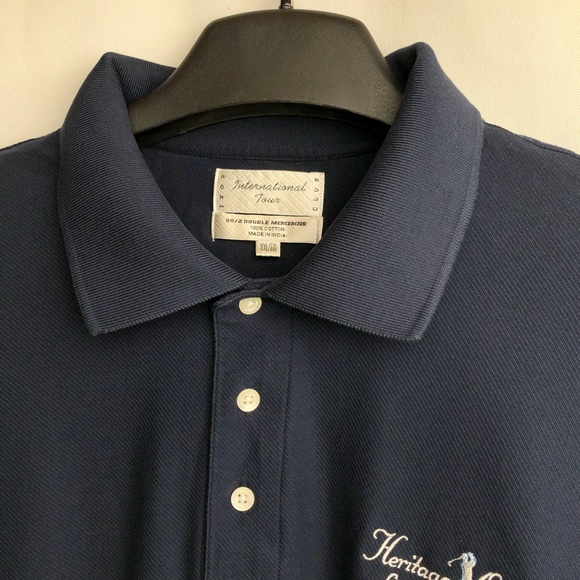 Izod Club Mens Dark Blue Golf Polo Shirt XXL - Picture 4 of 11